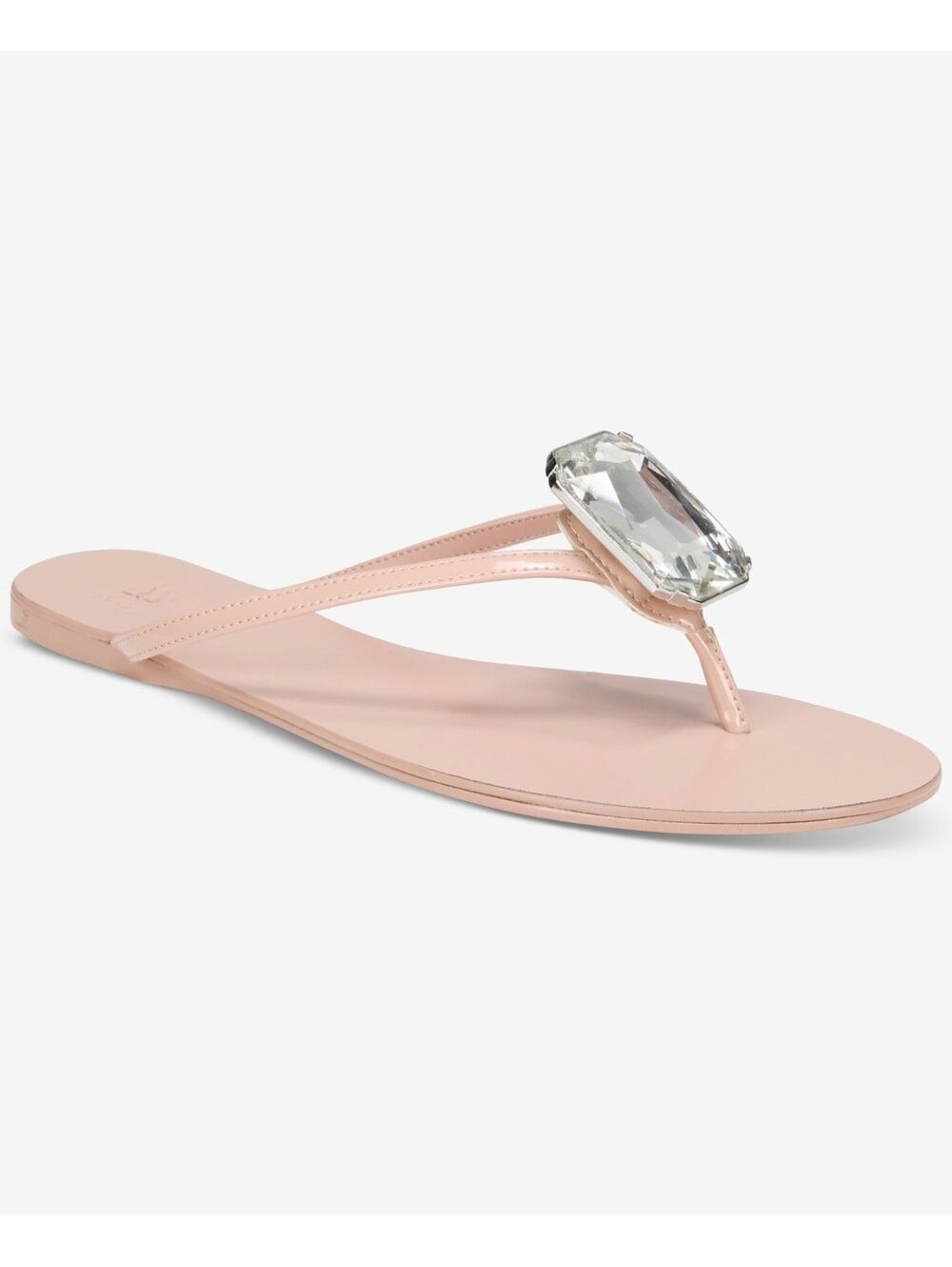 Aaj by Aminah Women's Lucinda Gem Flat Sandals - Natural 8M ($185)